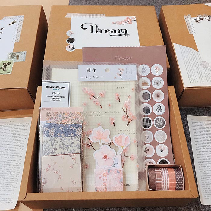 Quà tặng LuvGift set trang trí sổ K.long Bullet Journal Dream Luv100