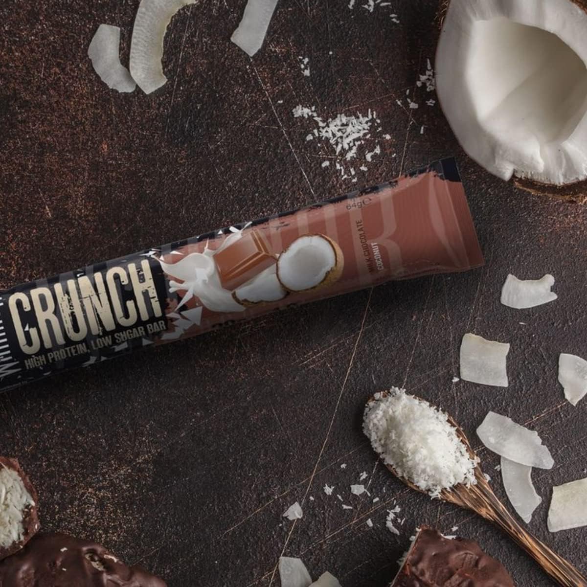 WARRIOR CRUNCH PROTEIN BAR - Bánh Protein Bổ Sung Protein, Phát Triển Cơ Bắp (1Thanh Bar)