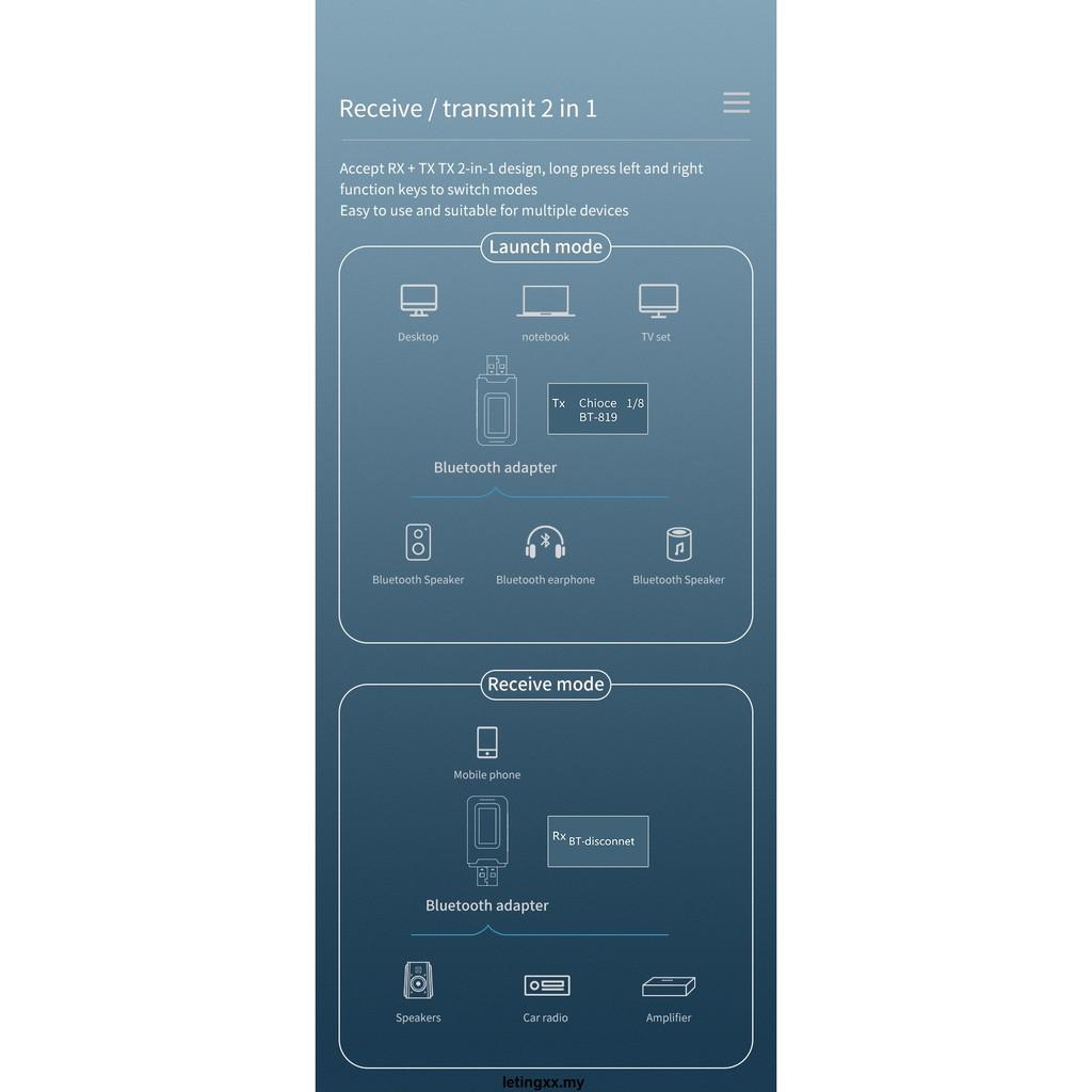 Bộ Thu Phát Âm Thanh Mp3 Bluetooth Không Dây Cho Xe Hơi