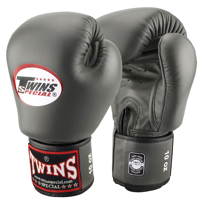 Găng Tay Boxing và Muay Thai Twins Special 10oz - Xám