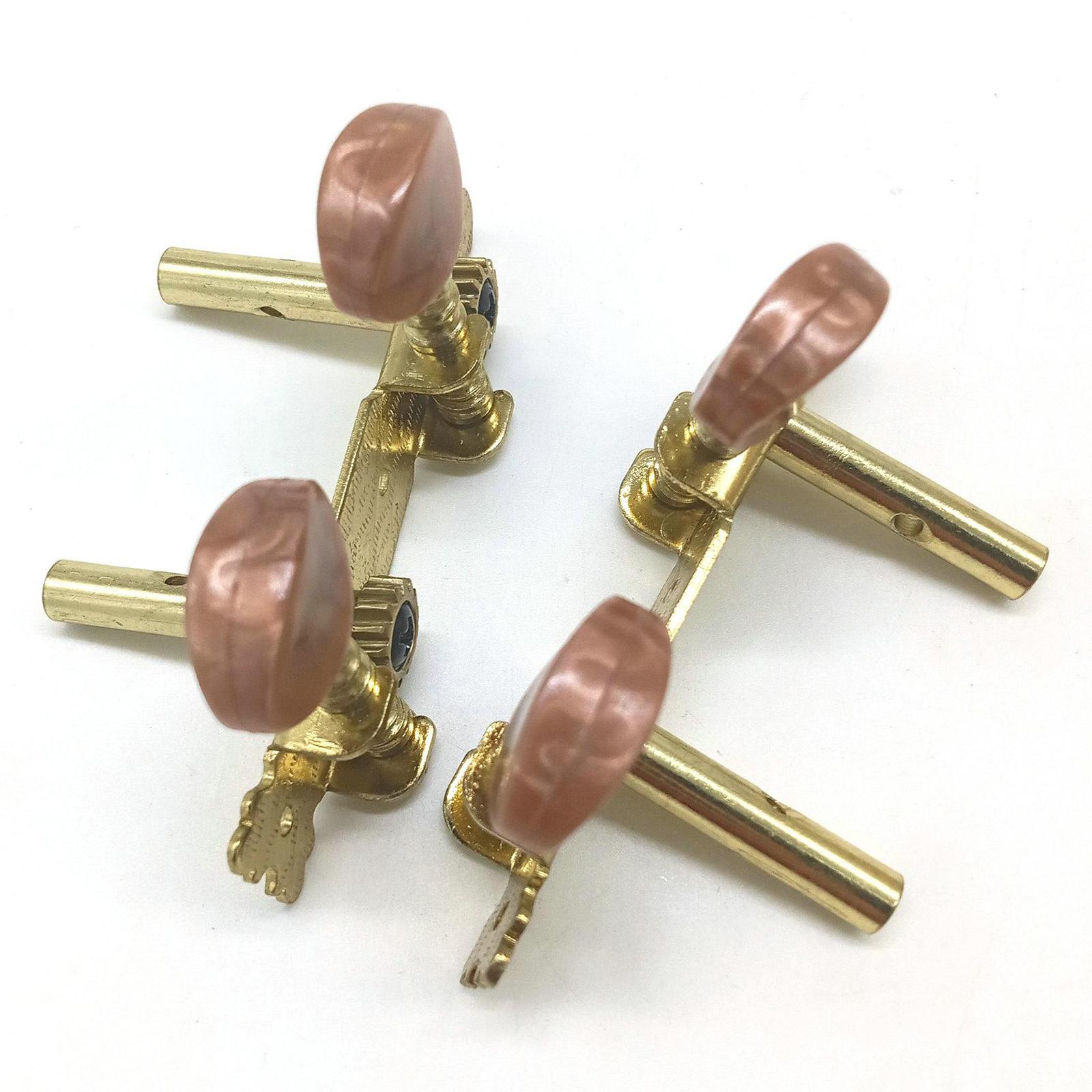 2pieces Guitar Tuner Tuning Keys Pegs Machine Heads for Classical Guitar Ukulele Parts Replacement Accessories
