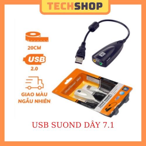 Usb Sound card 7.1 cao cấp ,chuyển tín hiệu từ usb ra âm thanh 5hv2