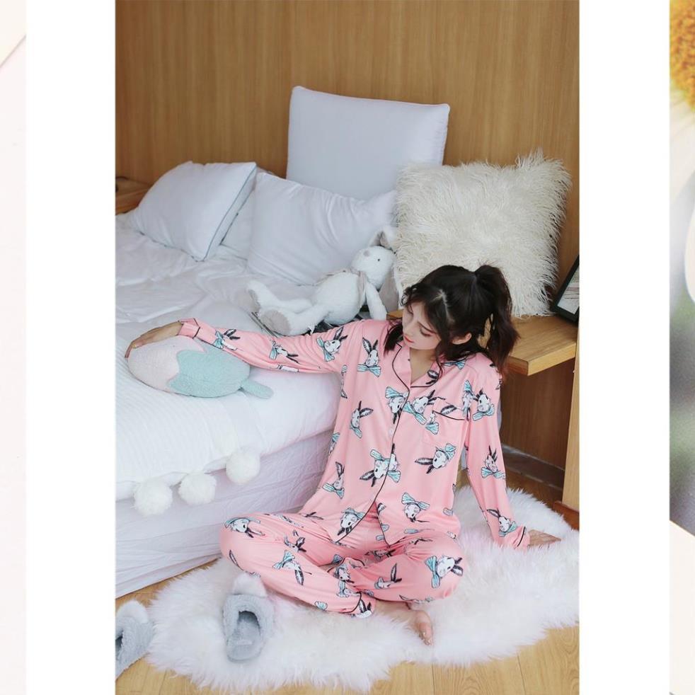 Đồ bộ Pijama lụa- Bộ ngủ Lụa Satin Siêu Đẹp đồ mặc nhà siêu xinh B62