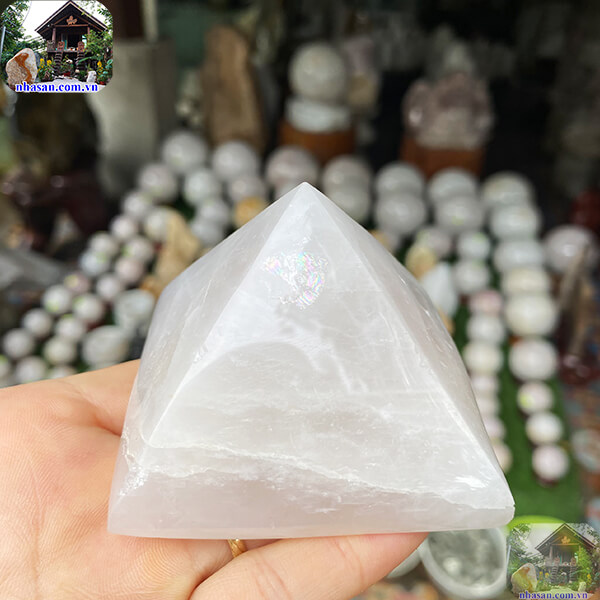 Tháp đá phong thủy NHA SAN T670 "Bí mật" của các doanh nhân thành đạt - 260 gr (5 x 6.5 (cm)