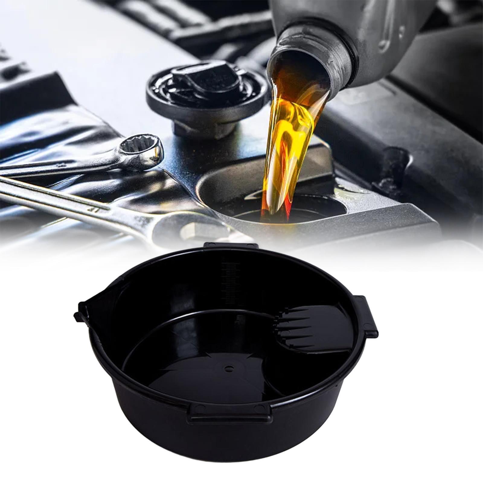 Oil Drain Container Easy Cleaning All Purpose Lightweight Oil Change Pan