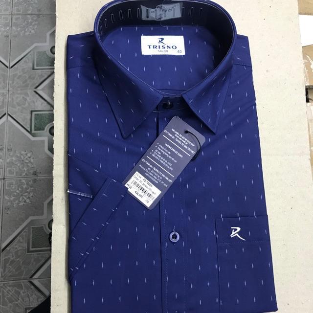 Áo ngắn tay lai ngang size 43 vải xịn chống nhăn