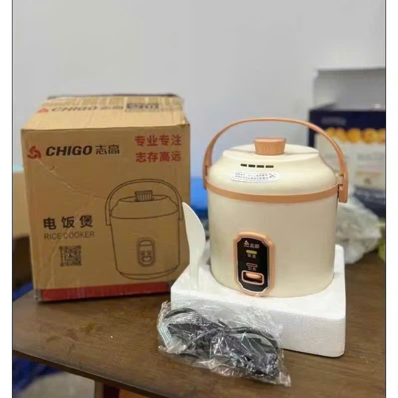Nồi Cơm Điện Đa Năng 1.2L – Nấu Cơm, Hầm Cháo, Hấp, Xào, Luộc Siêu Tiện Lợi - HÀNG CHÍNH HÃNG MINIIN