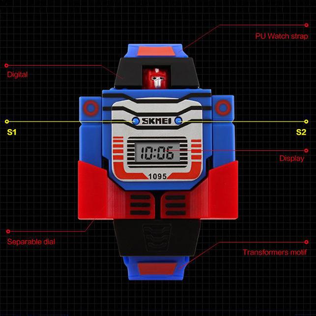 Đồng Hồ Bé Trai SKMEI 1095 Robot - DHA691