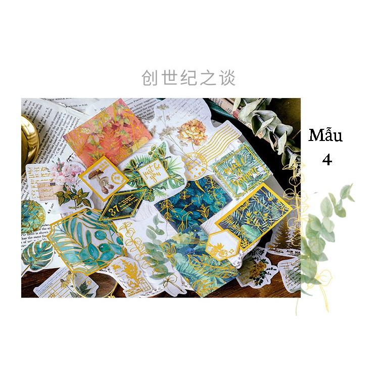 sticker vintage - sticker cổ điển anh kim deco sticker