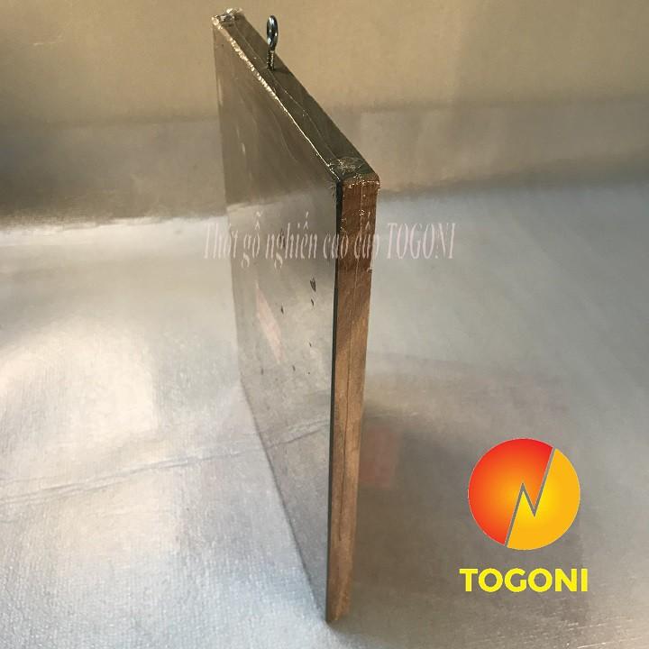 THỚT THÁI,THỚT GỖ NGHIẾN HÌNH CHỮ NHẬT cao cấp TOGONI 23*27*2cm dùng để THÁI