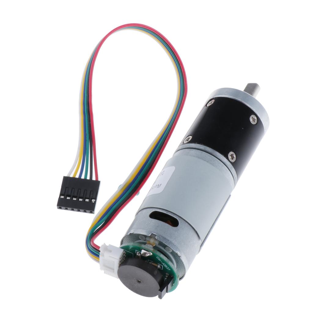 DC 12V 330 Vòng/phút Thiên Động Cơ Với Bộ Mã Hóa Mô-men Xoắn Cao