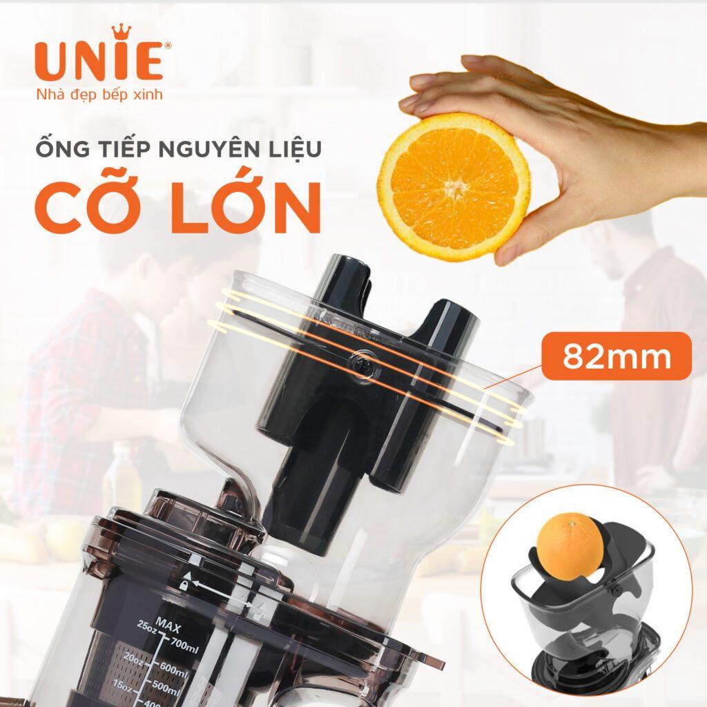 Máy Ép Chậm Unie USJAC91S, Công Suất 400w - Ống Tiếp 82mm, hàng chính hãng