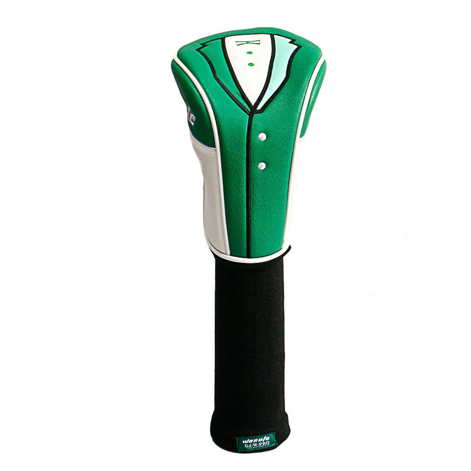 Golf Club Headcover Wood Head Covers Long Sleeves for Driver Fairway Hybrid Wood Clubs Supplies