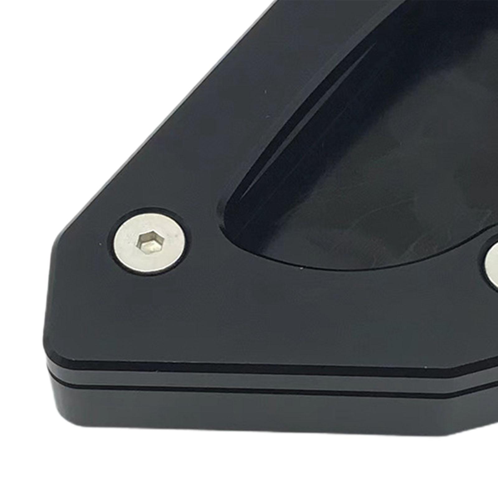 Motorcycle Kickstand Extension Pad for Suzuki DL650 2004 to 2020 Black