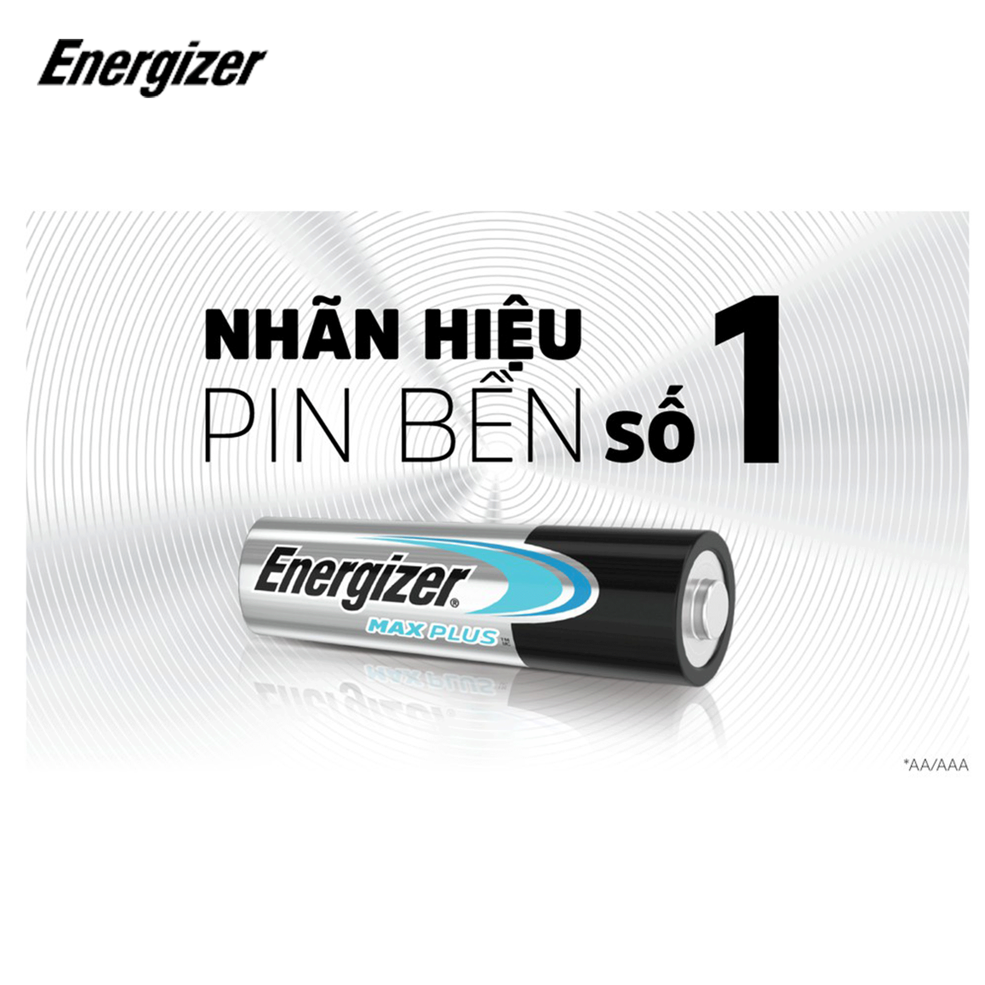 Pin AA , Pin AAA 1,5V ENERGIZER MAX PLUS LITHIUM Siêu Bền - Hàng chính hãng