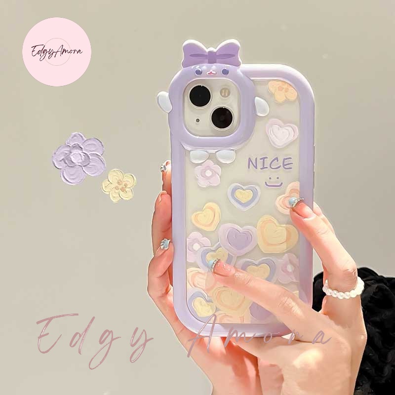 Ốp lưng Iphone chống sốc hình tiểu quái họa tiết trái tim dành cho Iphone 11 / Phone 11 Pro / Iphone 11 Pro Max / Iphone 12 / Iphone 12 Pro / Iphone 12 Pro Max / Iphone 13 / Iphone 13 Pro / IPhone 13 Pro Max / Iphone 14/ Iphone 14 Pro / Iphone 14 Pro Max