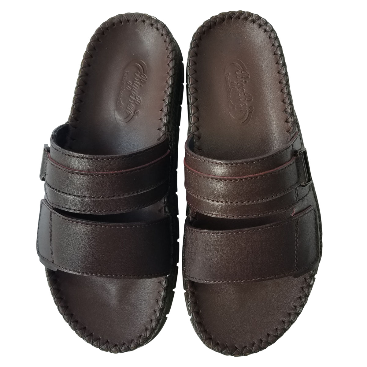 Dép Nam Quai Ngang Da Bò BIGGBEN DN362