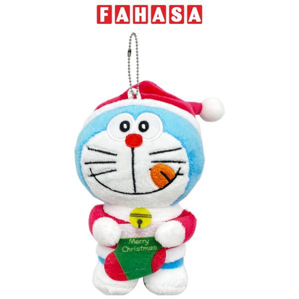 Móc Khóa Thú Bông Doraemon Giáng Sinh 1