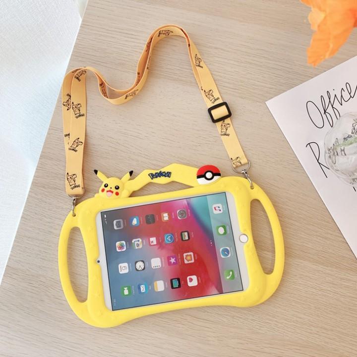 Ốp Lưng cho iPad mini, iPad Air, iPad Pro silicon hoạt hình cực dễ thương, nhiều màu - Mã TZAT909