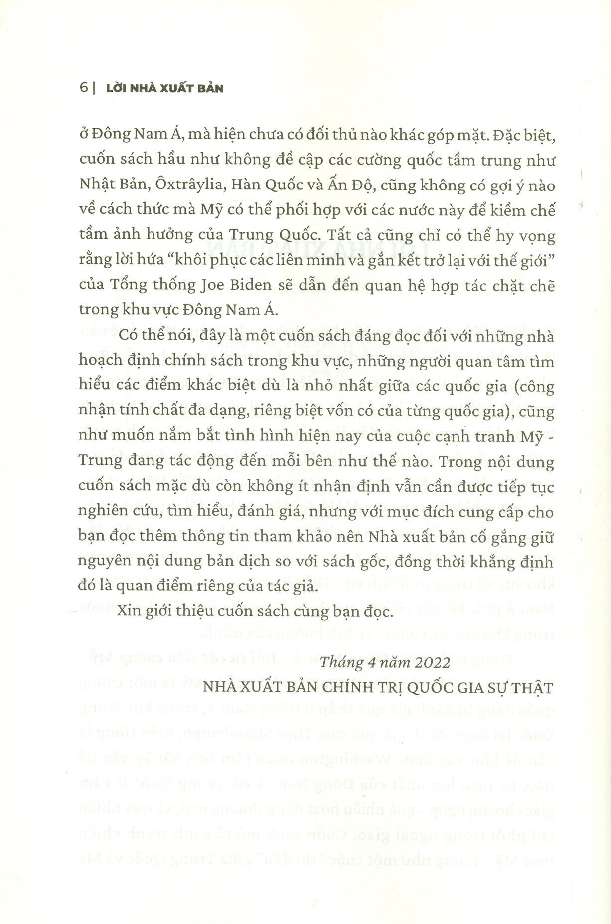 Sách - Đông Nam Á Hội tụ các siêu cường Mỹ Trung