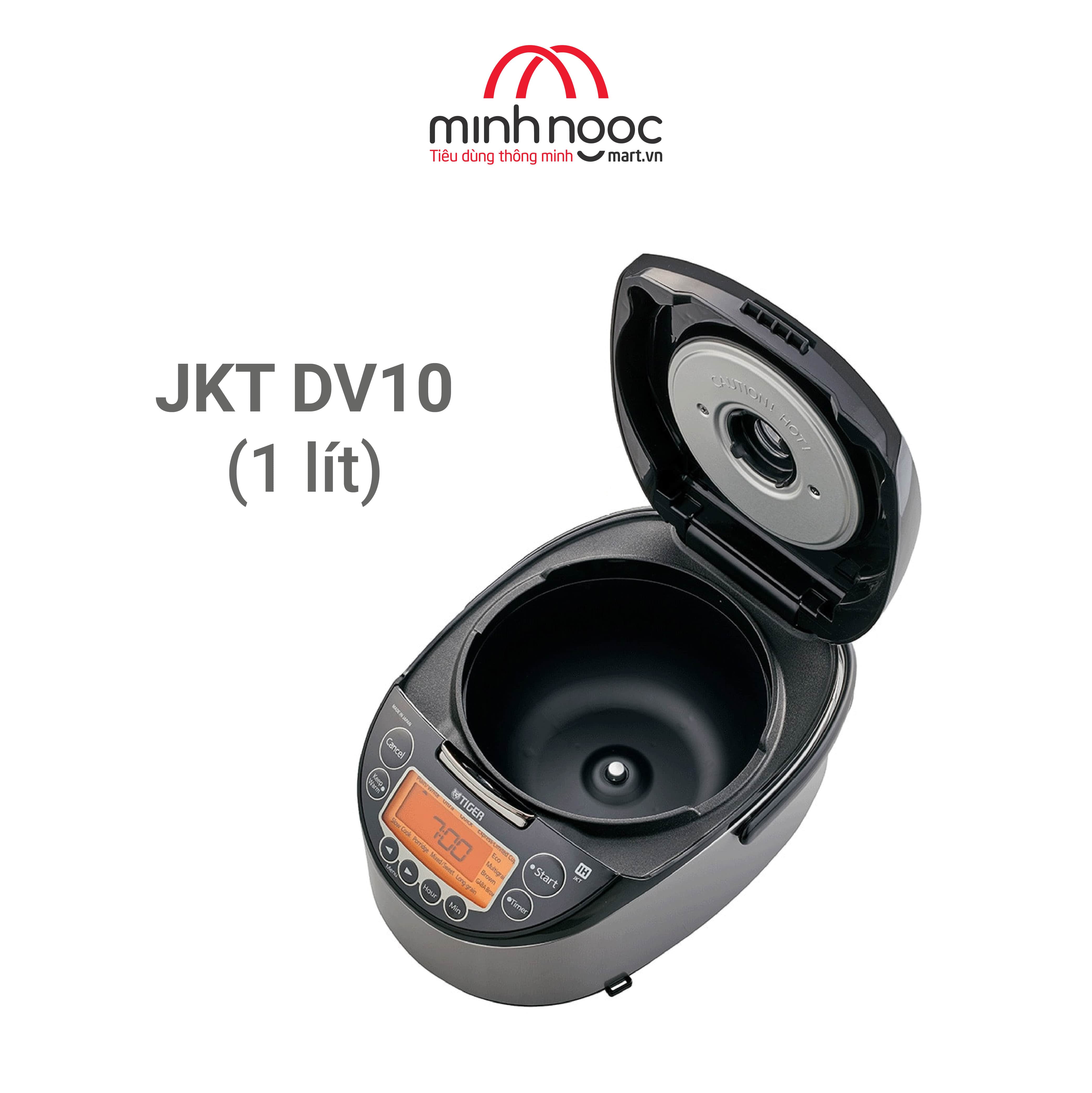HÀNG CHÍNH HÃNG: Nồi cơm điện Tiger dung tích 1.0l JKT-D10V MADE IN JAPAN