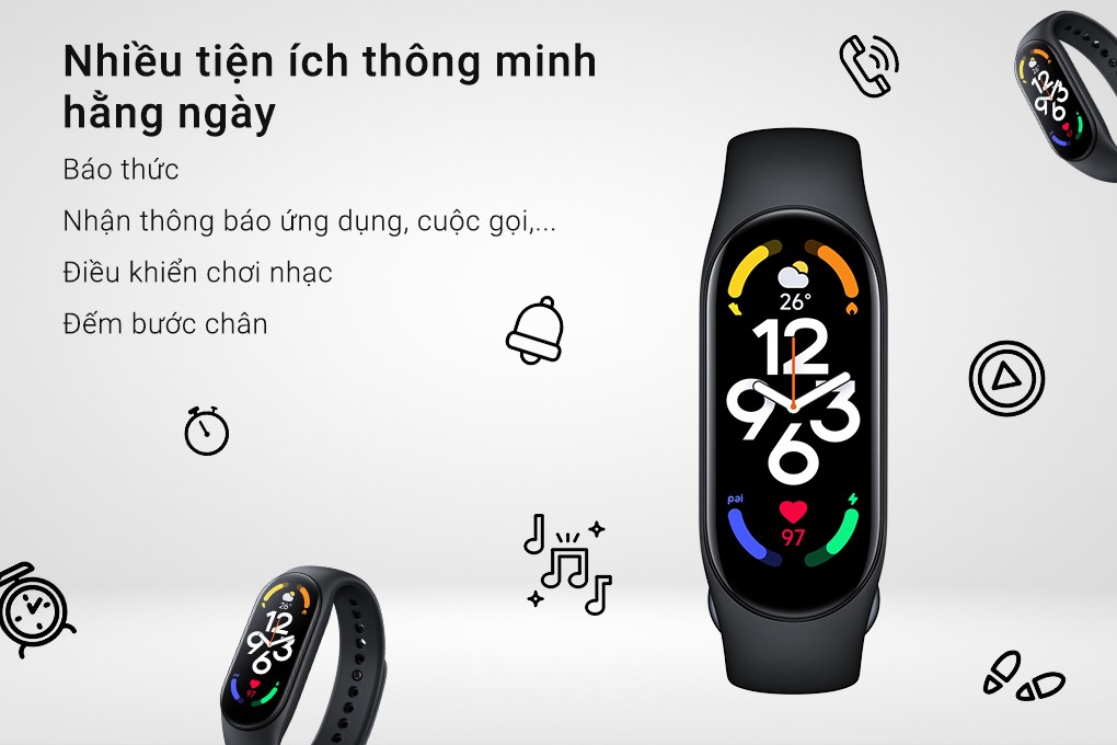 Vòng đeo tay thông minh Xiaomi Smart Band 7 - Bảo hành 12 tháng - Digiworld Phân Phối - Hàng Chính Hãng