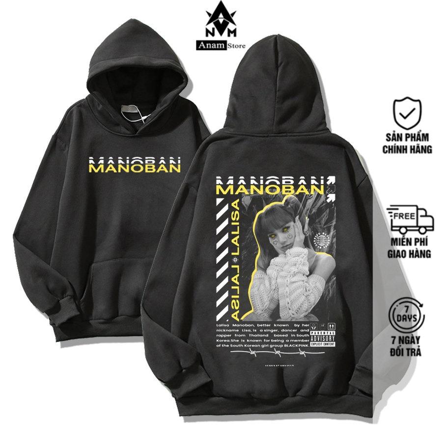 ÁO HOODIE FORM RỘNG NAM NỮ LALISA