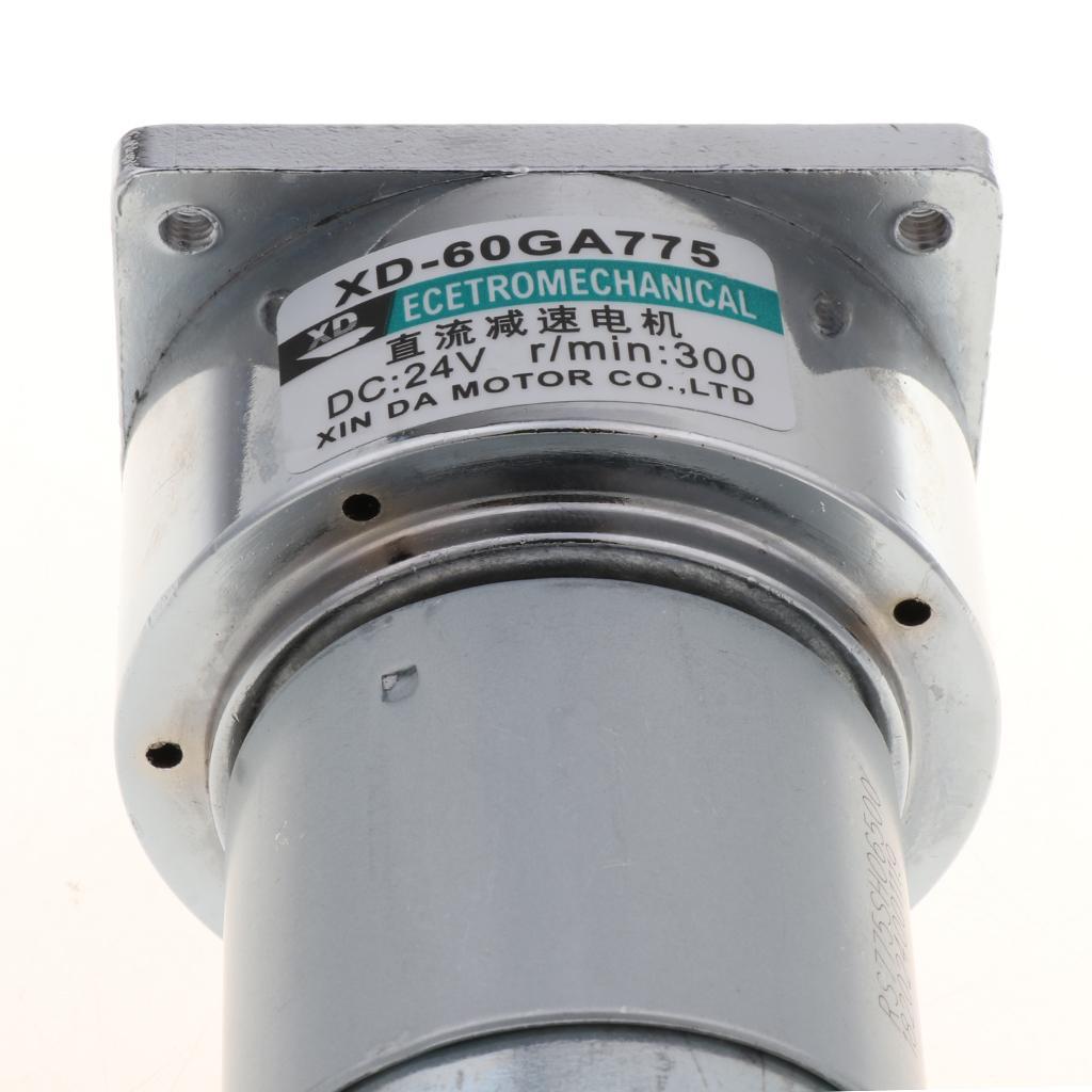 Micro Speed Reduction Geared Motor Reversible DC 24V 35W 300RPM