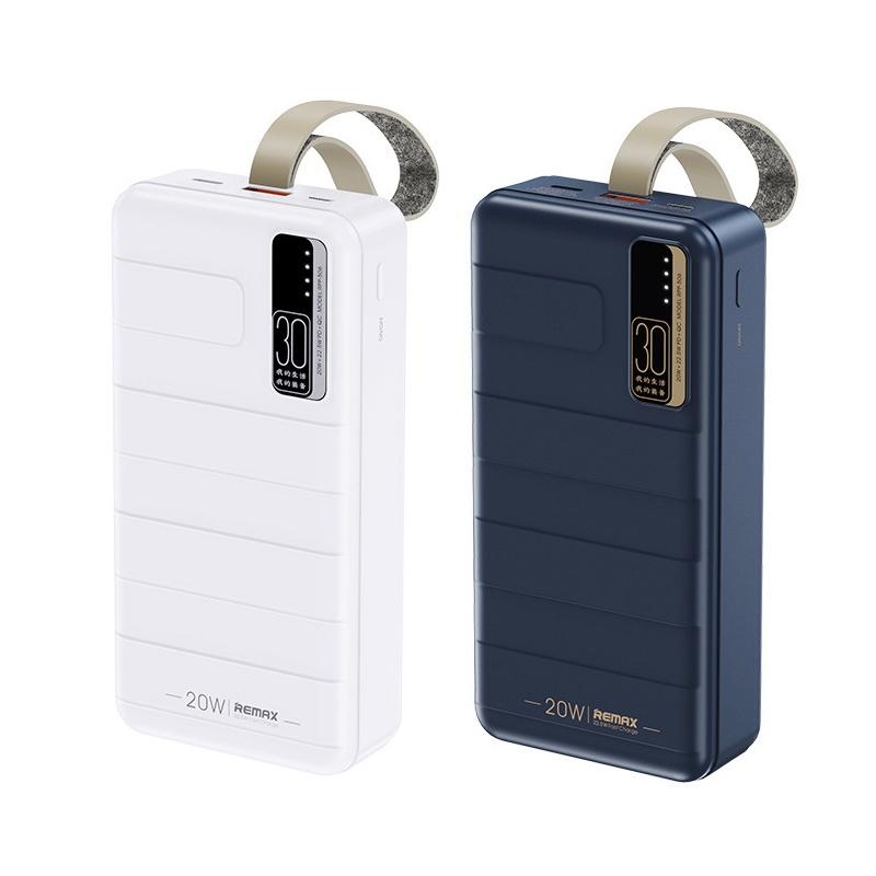 Pin dự phòng sạc nhanh Remax RPP-506 Noah Series 30000mAh an toàn đi máy bay - hỗ trợ QC 22.5W và PD 20W - Hàng Chính Hãng