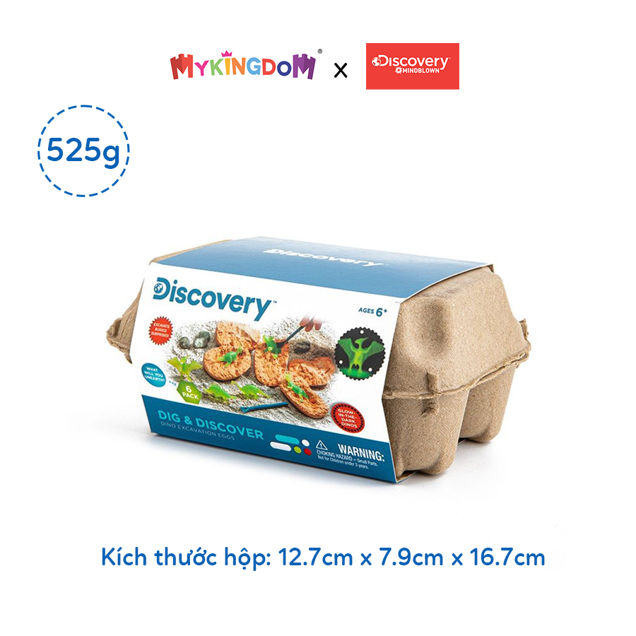 Đồ Chơi DISCOVERY Bộ Khảo Cổ 6 Trứng Khủng Long 1345008451