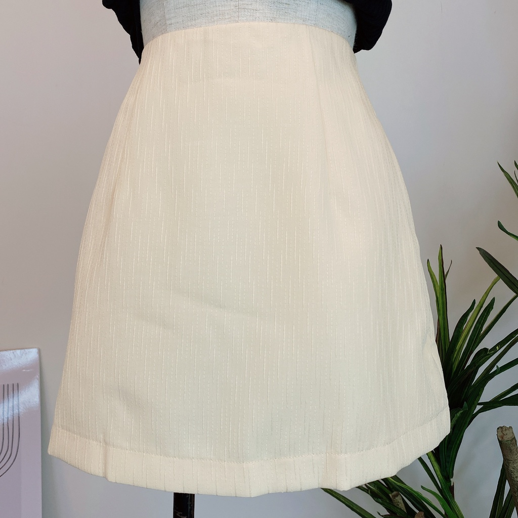 Quần váy skort nữ MARC FASHION dáng chữ A đơn giản CBHH043222