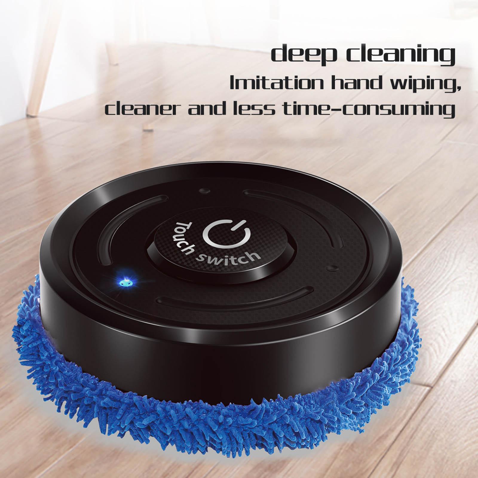 Robot Vacuum Cleaner, USB Rechargeable Automatic Sweeper, Steam Mop Robot, Smart Moving Path for Pet Hair, Low Floor Carpets