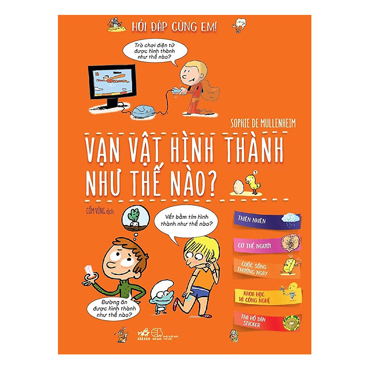 Combo 2 cuốn sách: Hỏi đáp cùng em! - Trời và đất + Vạn vật hình thành như thế nào?