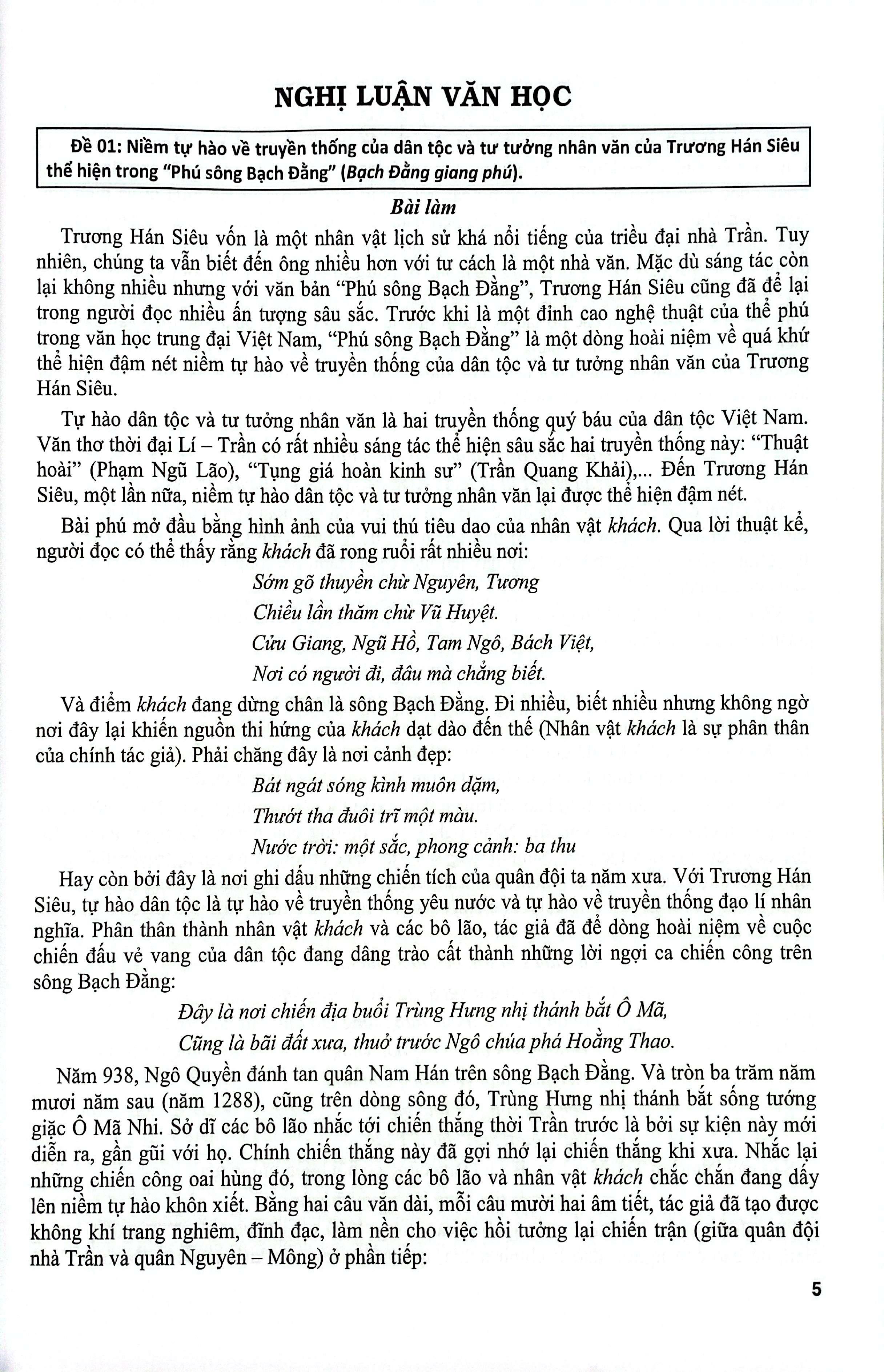 Sách - 199 Bài Và Đoạn Văn Hay Lớp 12