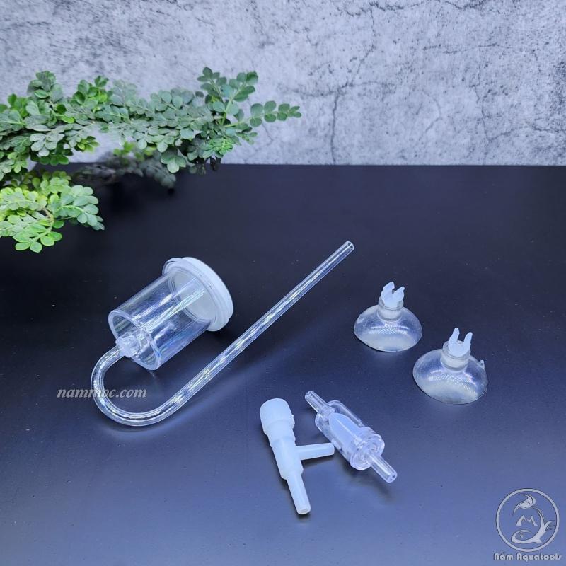Cốc Sủi / Đầu Sủi Oxy Acrylic Trong Suốt - Siêu Mịn | Đầu Sủi Tạo Oxy Cho Hồ Cá Cảnh Thuỷ Sinh