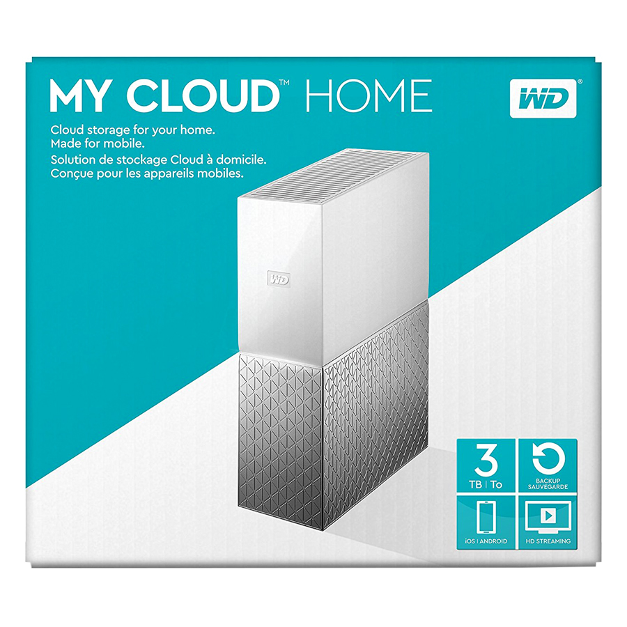 Ổ Cứng Mạng WD My Cloud Home 6TB WDBVXC0060HWT - Hàng Chính Hãng