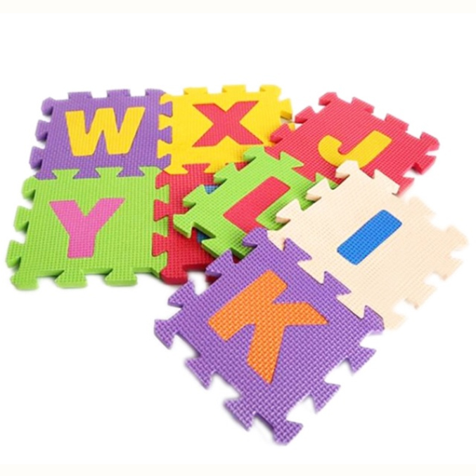 Thảm xốp cho bé hình chữ cái và số