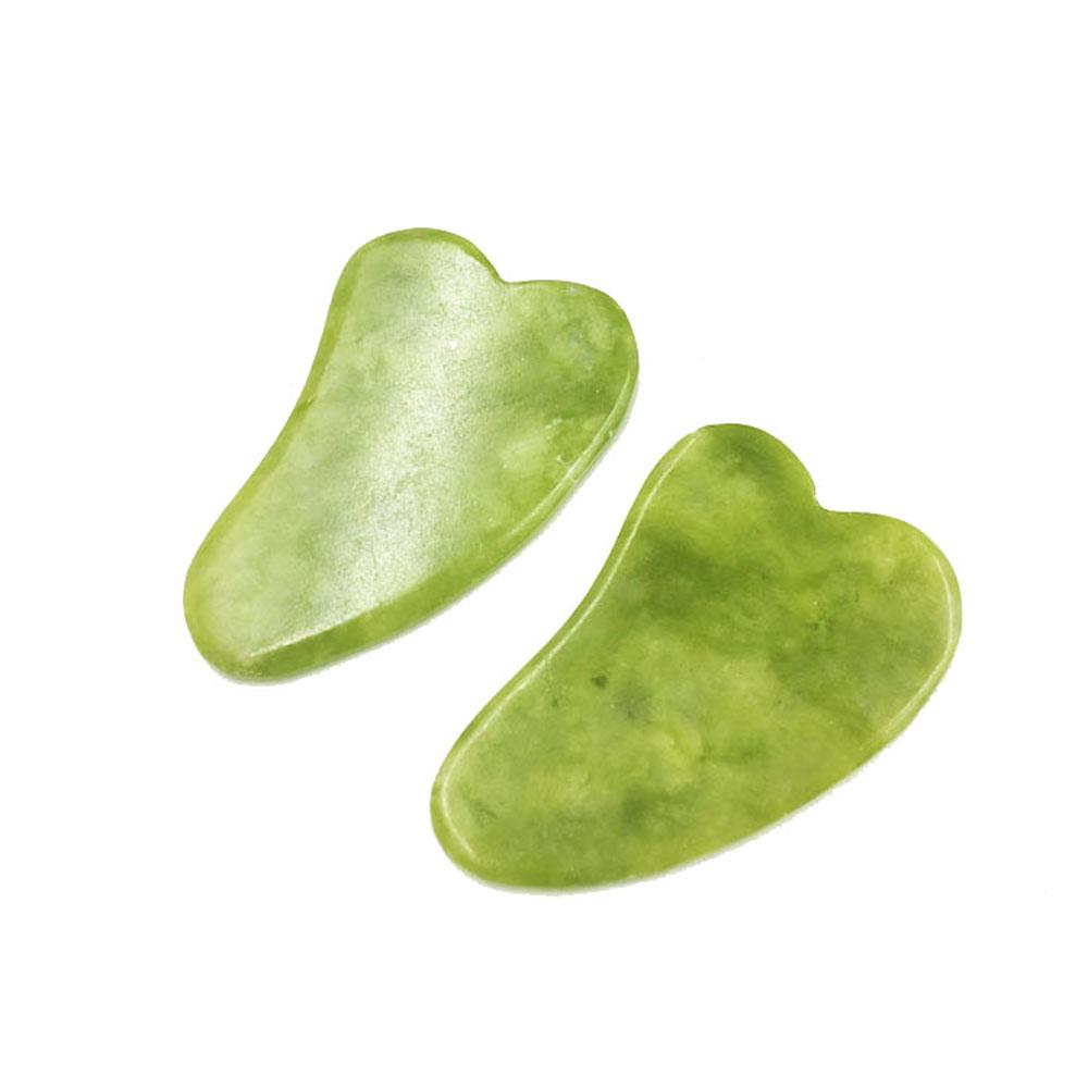 Bộ Đá Ngọc Bích Jade Roll & Gua Sha Scrapers Để Chăm Sóc Da Mặt, Lăn Làm Đẹp Da Mặt, Chống Lão Hóa Mặt, Mắt, Cổ