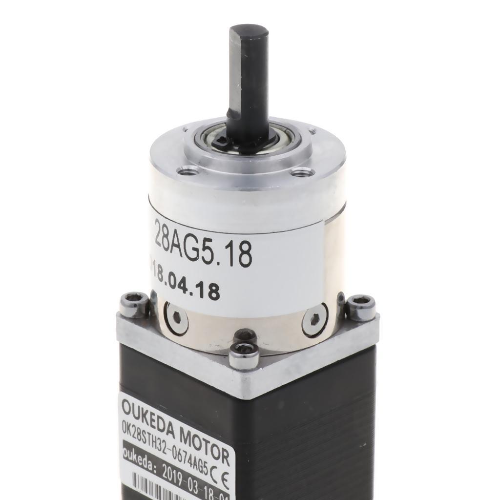 Planetary Dual Shaft Nema 11 Stepper Motor 0.67A for DIY CNC Robot