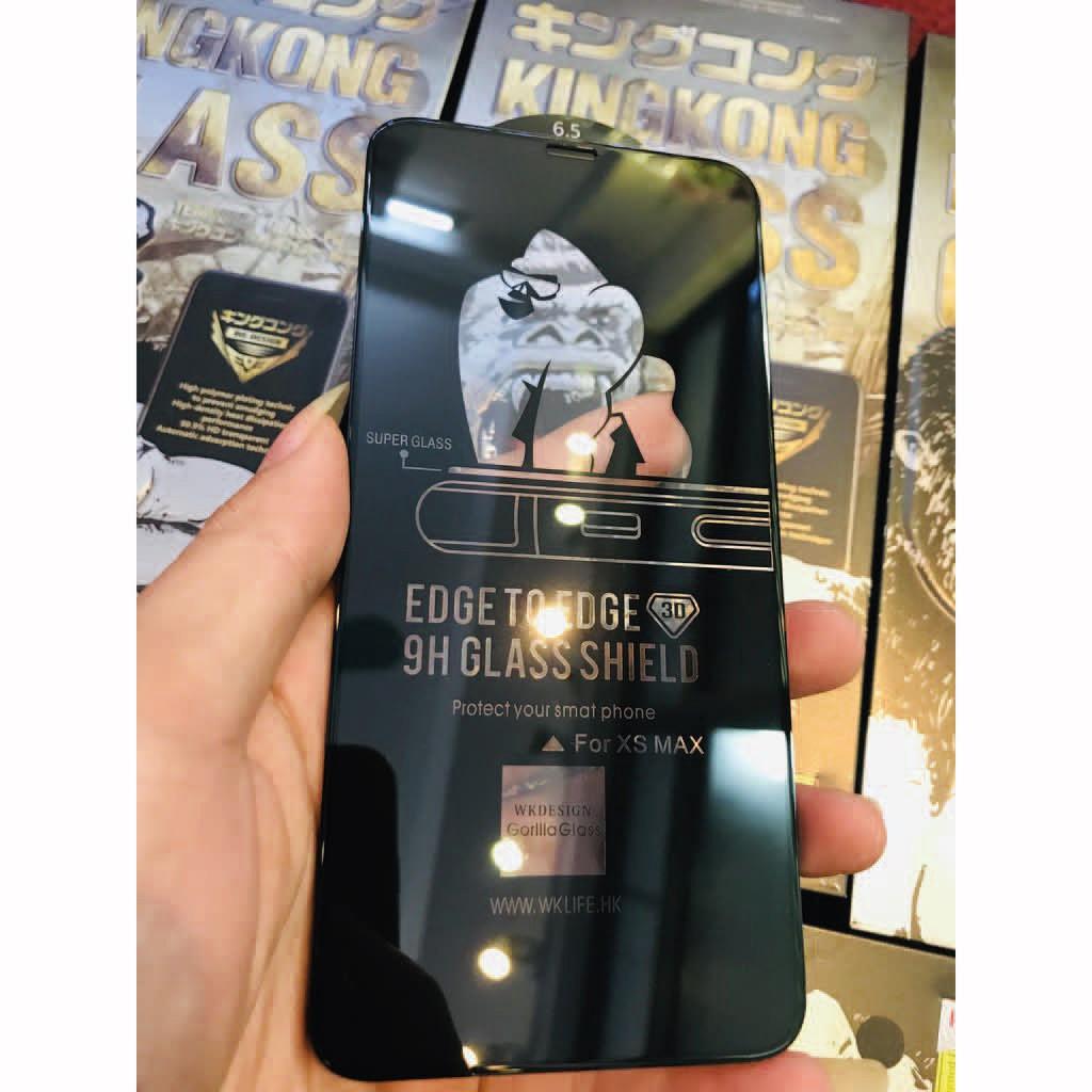 Kính Cường Lực Dành Cho Iphone KINGKONG 9D Chính Hãng WK