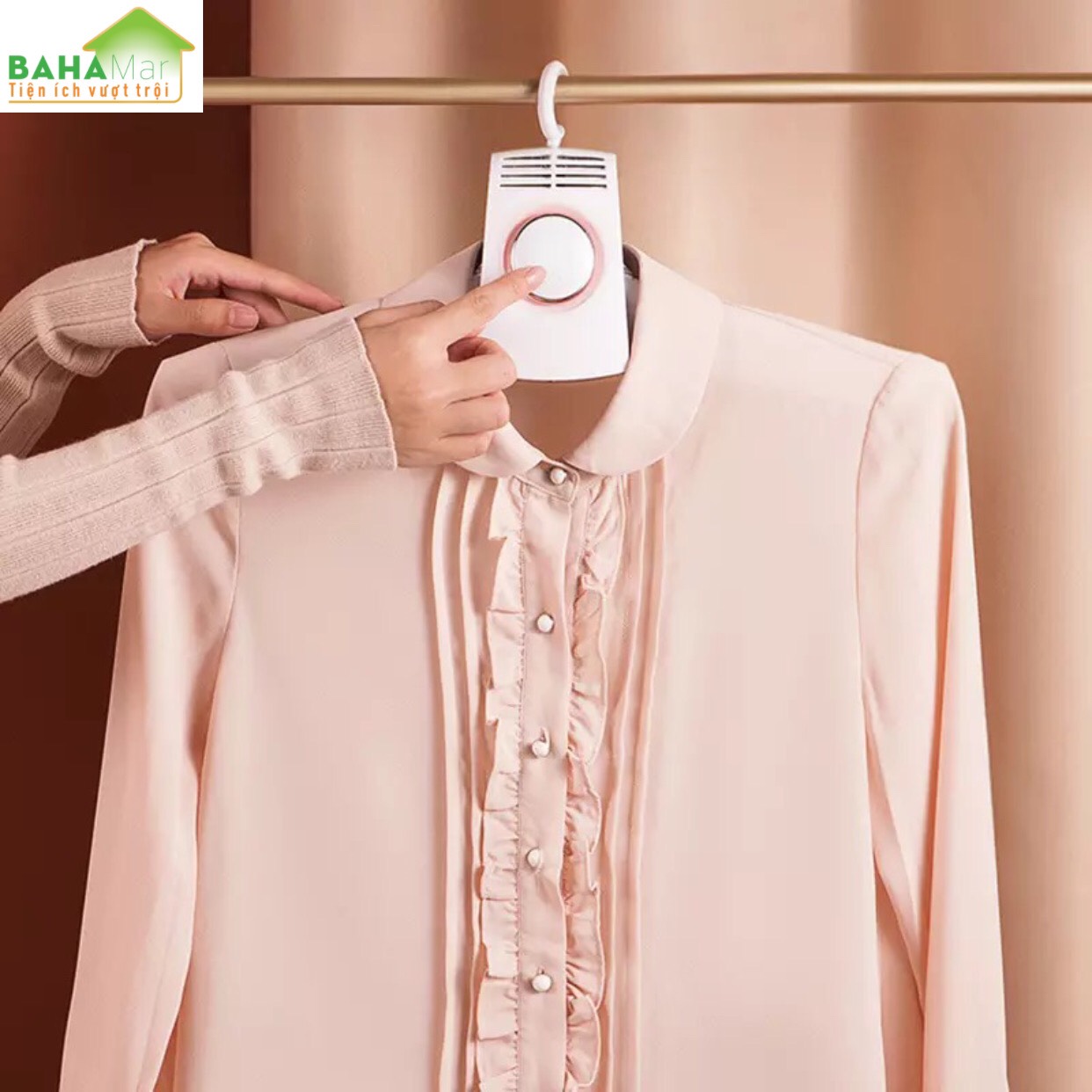 MÓC TREO DI ĐỘNG SẤY QUẦN ÁO, GIẦY CÓ THỂ GẤP GỌN - MÁY SẤY XÁCH TAY "BAHAMAR" tiện lợi mang theo đi du lich, đi công tác