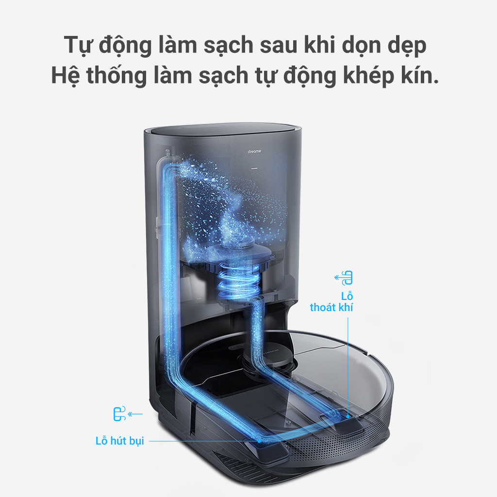 Robot hút bụi, lau sàn thông minh Dreame Bot Z10 Pro - Lực Hút