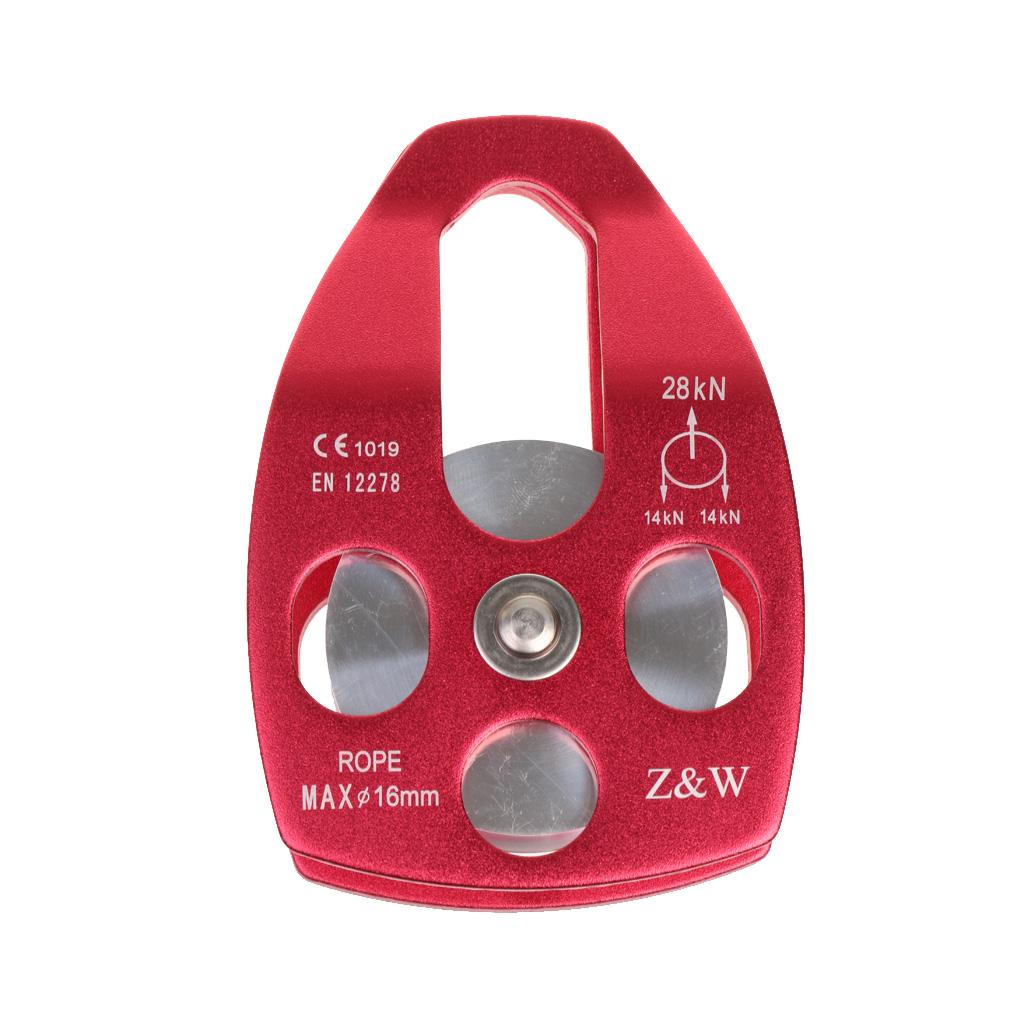Single Pulley Ball Bearings For Mountaineering Tree Rock Climbing Abseiling