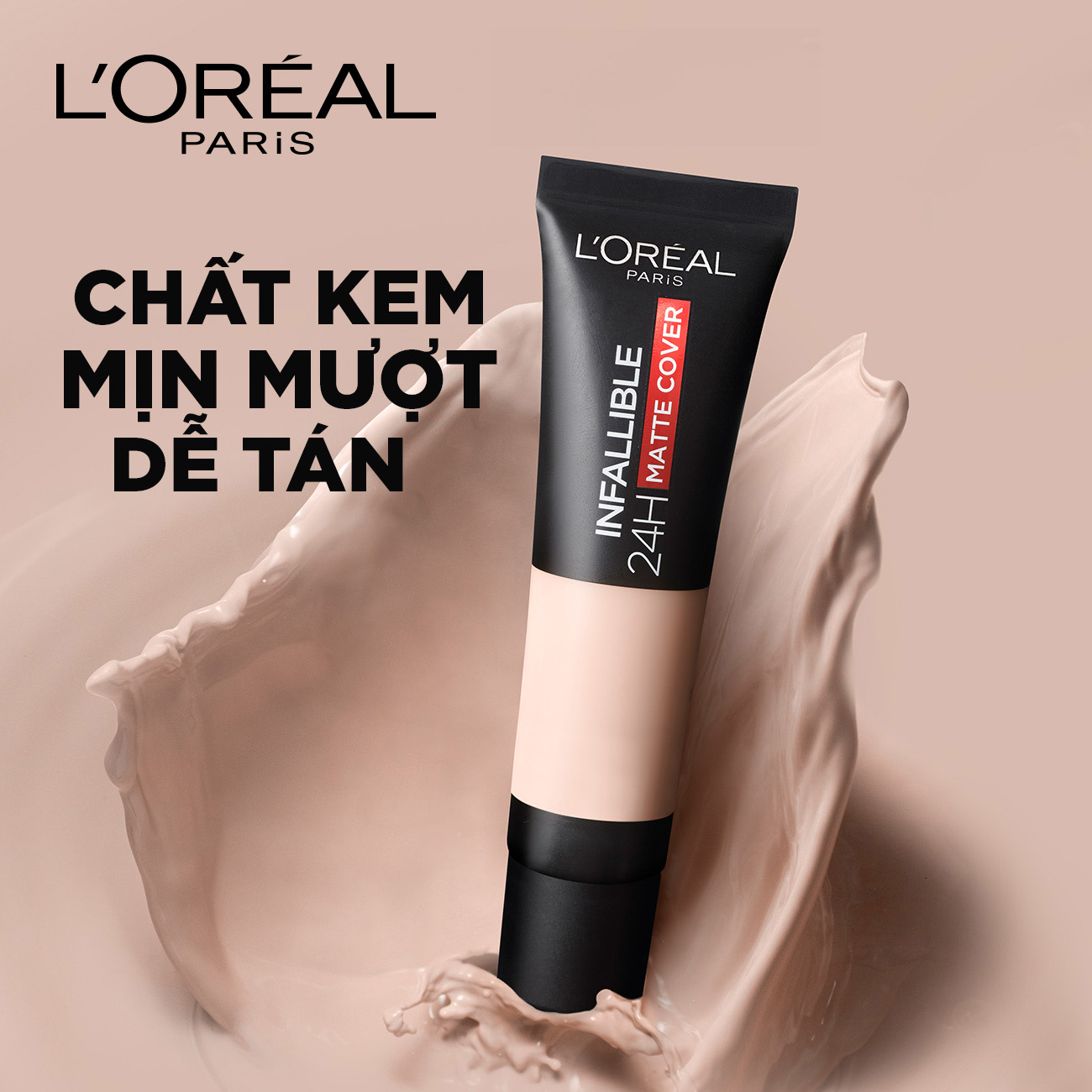 Kem Nền Lâu Trôi L’Oreal Paris Infallible 24H Matte Cover