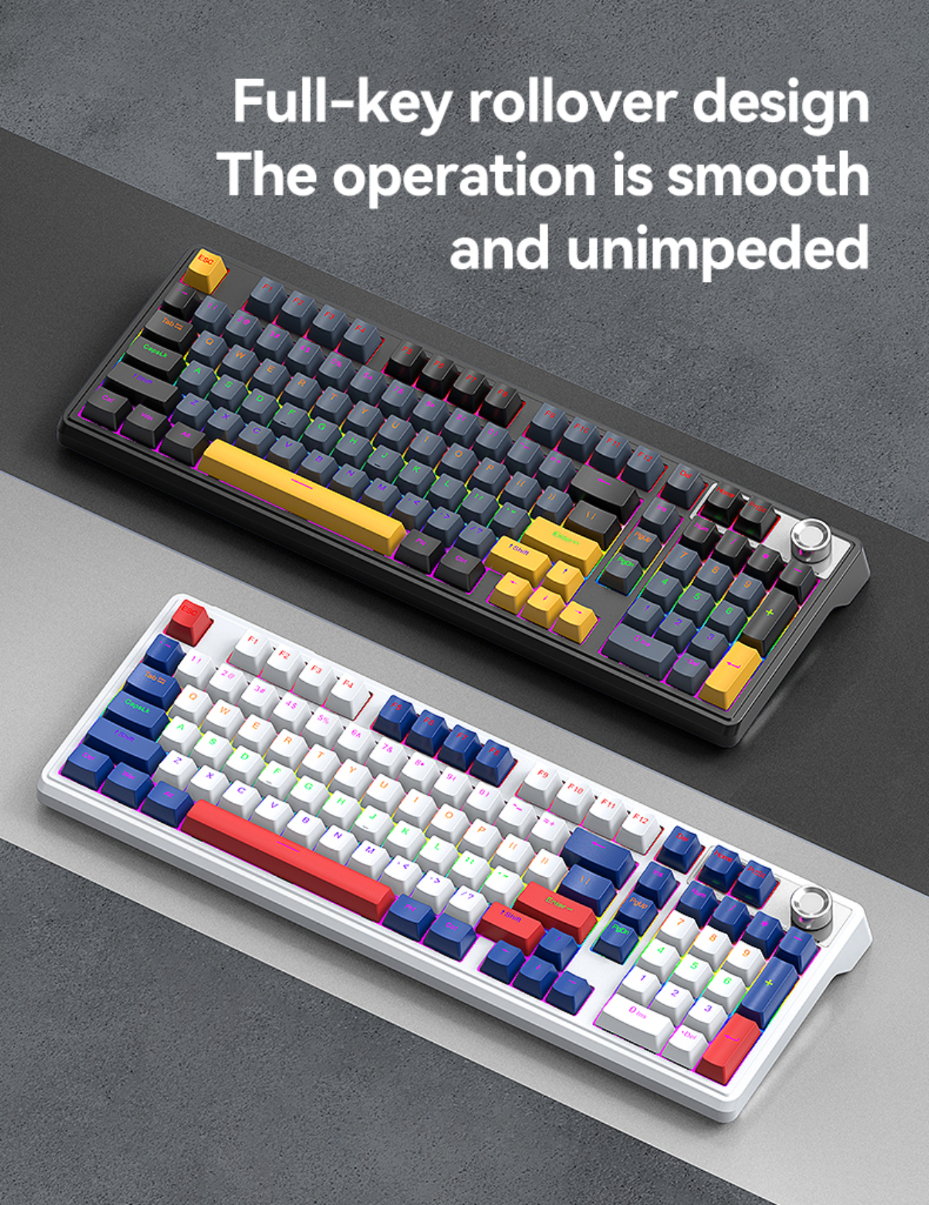 Bàn Phím Cơ Không Dây T-WOLF T78 Red Switch – Hàng Chính Hãng