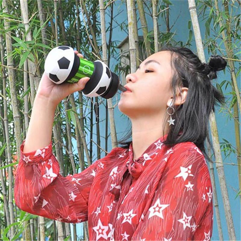 Văn Phòng Du Lịch Trường Học Cho Trẻ Em Và Người Lớn Bình Nước Thể Thao Bóng Đá Gấp Nước Chống Rò Rỉ Di Động Silica Gel Ấm Siêu Tốc Thân Thiện Với Môi Trường
