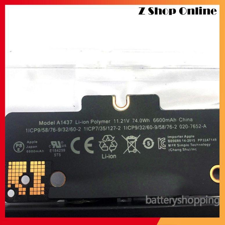 Pin Dùng Cho MacBook Pro 13” Retina A1437 A1425 2012 2013