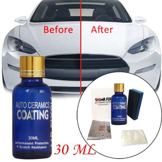 Bộ dung dịch Nano phủ bóng cho xe 30ml 9H Mr. Fix Siêu Gốm Phủ Xe Ô Tô Sáp Lớp Phủ Nano Chất Lượng Cao-ATDTECH