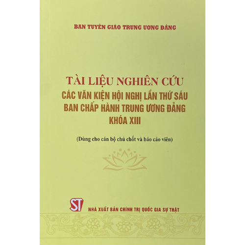 Tài liệu nghiên cứu các văn kiện Hội nghị lần thứ năm Ban chấp hành Trung ương Đảng khoá XIII