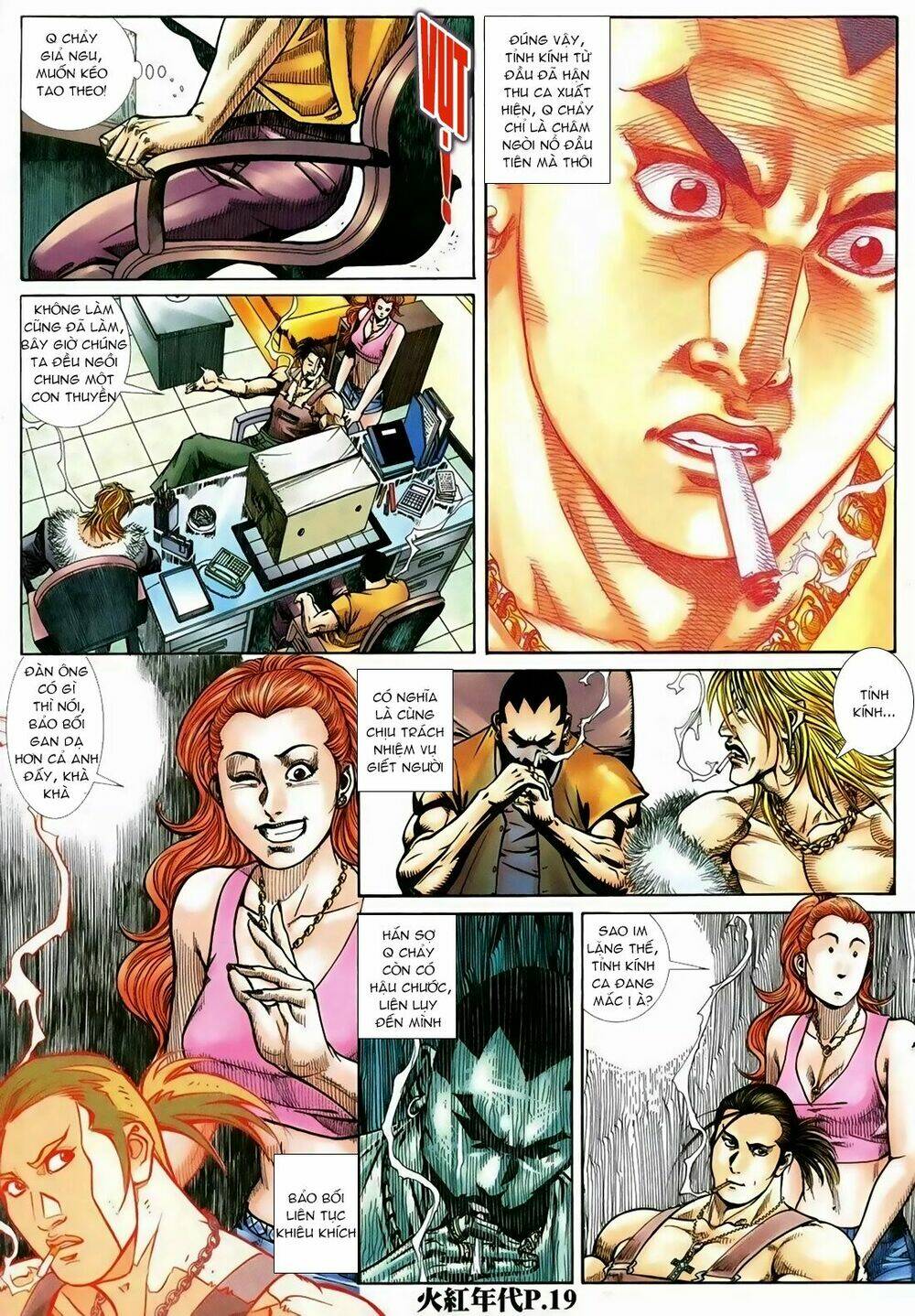 hỏa hồng niên đại hắc cốt đường chapter 118 16